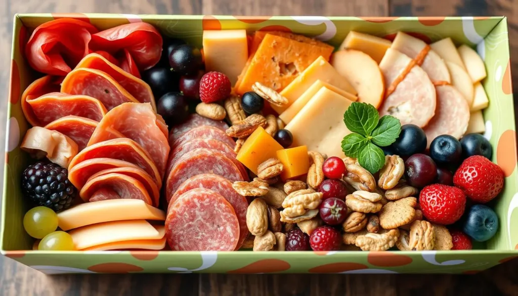 paper lunch box charcuterie